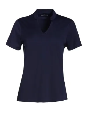 Womens Solid V-Neck Tee