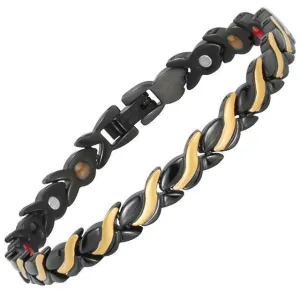 Women's Stainless Steel Germanium Link Chain Energy Bracelet