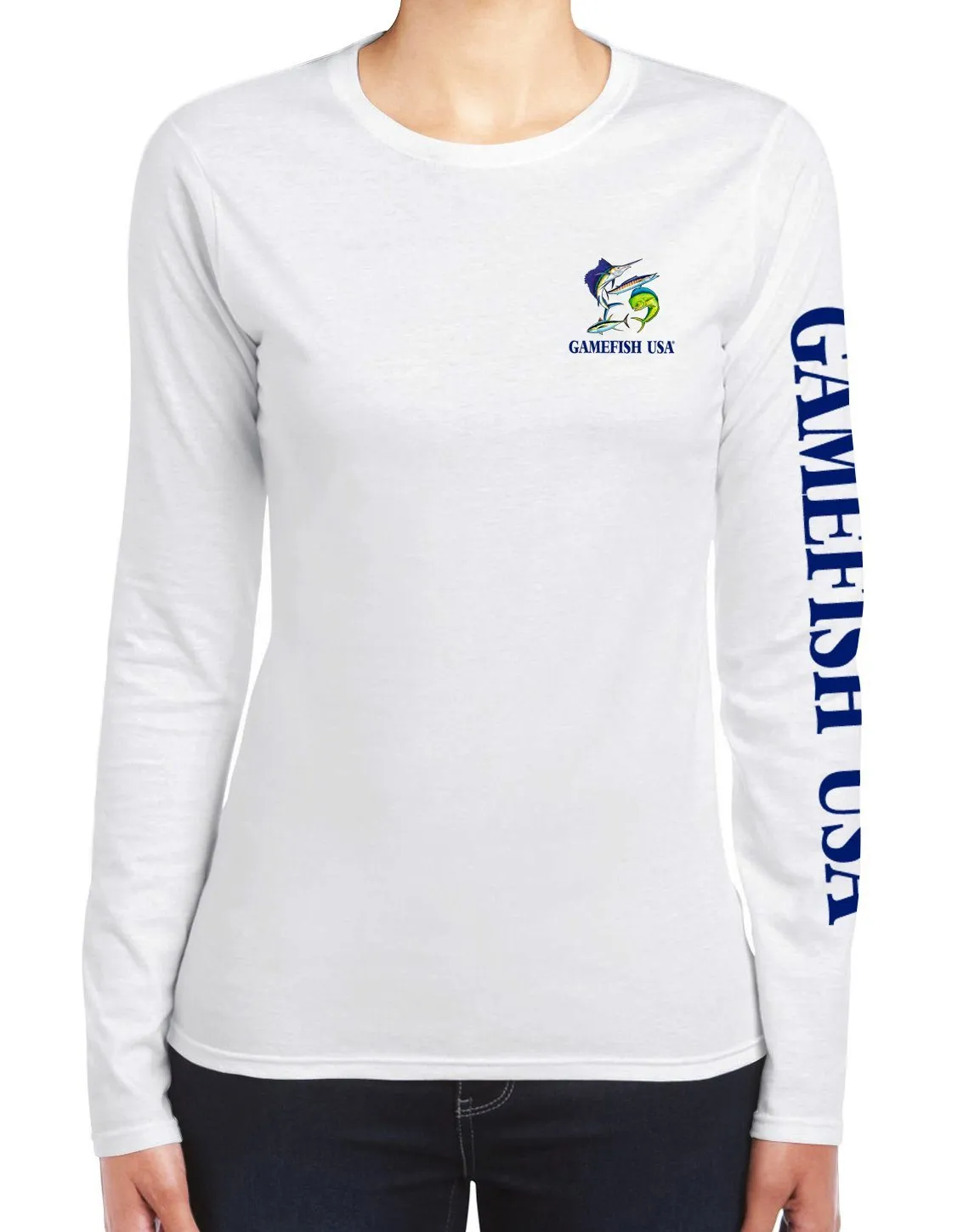 Women's UPF 50 Lightweight Microfiber Moisture Wicking Performance Fishing Shirt Gamefish