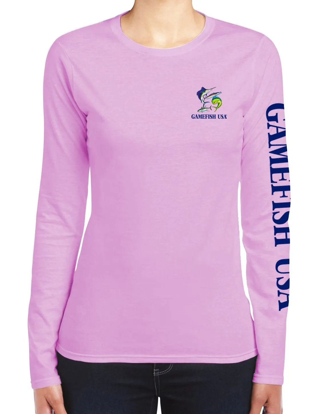 Women's UPF 50 Lightweight Microfiber Moisture Wicking Performance Fishing Shirt Gamefish