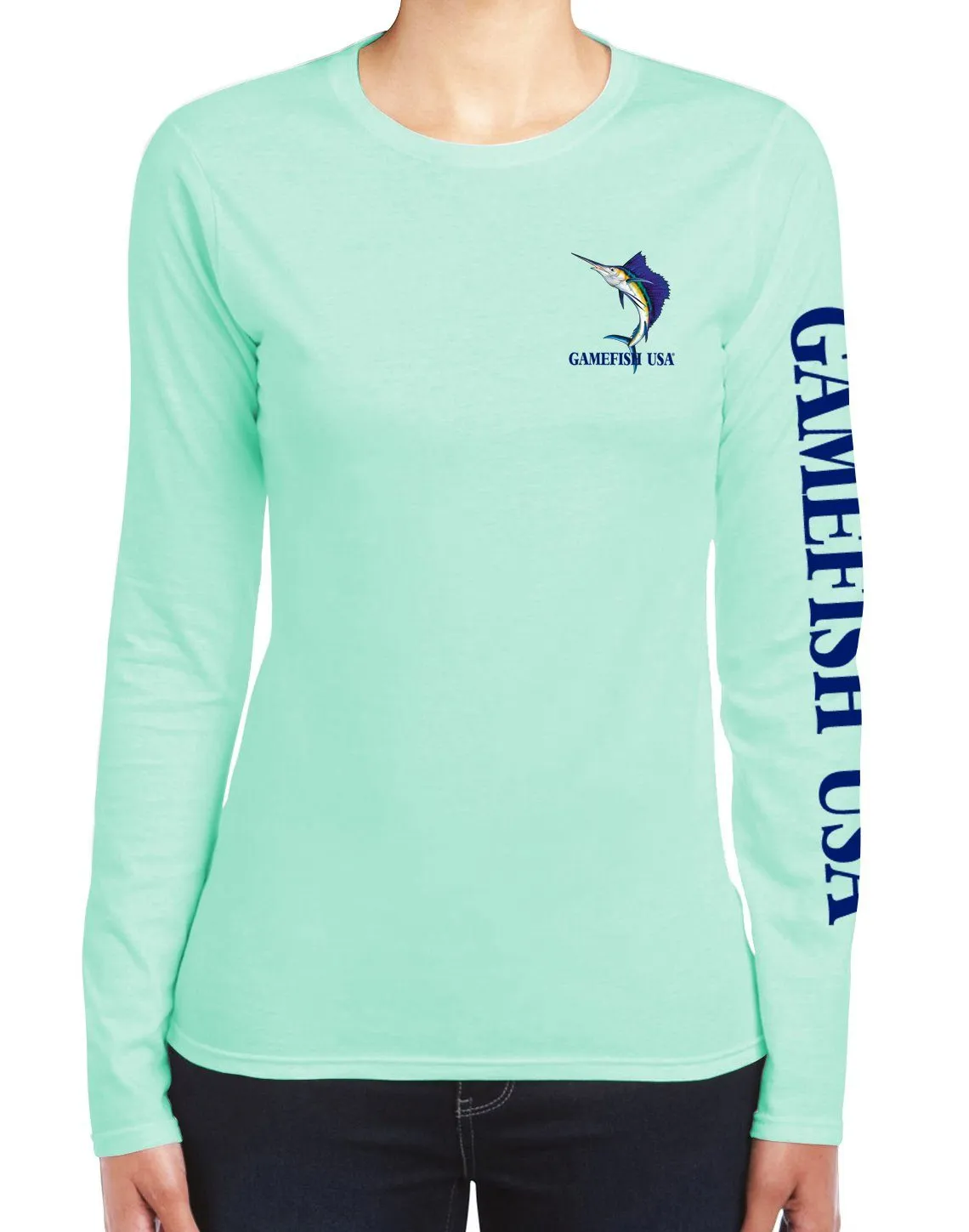 Women's UPF 50 Lightweight Microfiber Moisture Wicking Performance Fishing Shirt Sailfish
