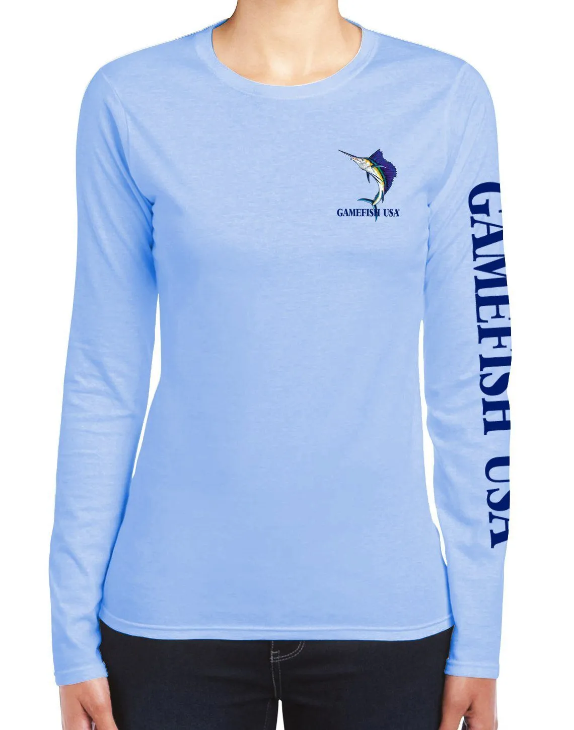 Women's UPF 50 Lightweight Microfiber Moisture Wicking Performance Fishing Shirt Sailfish