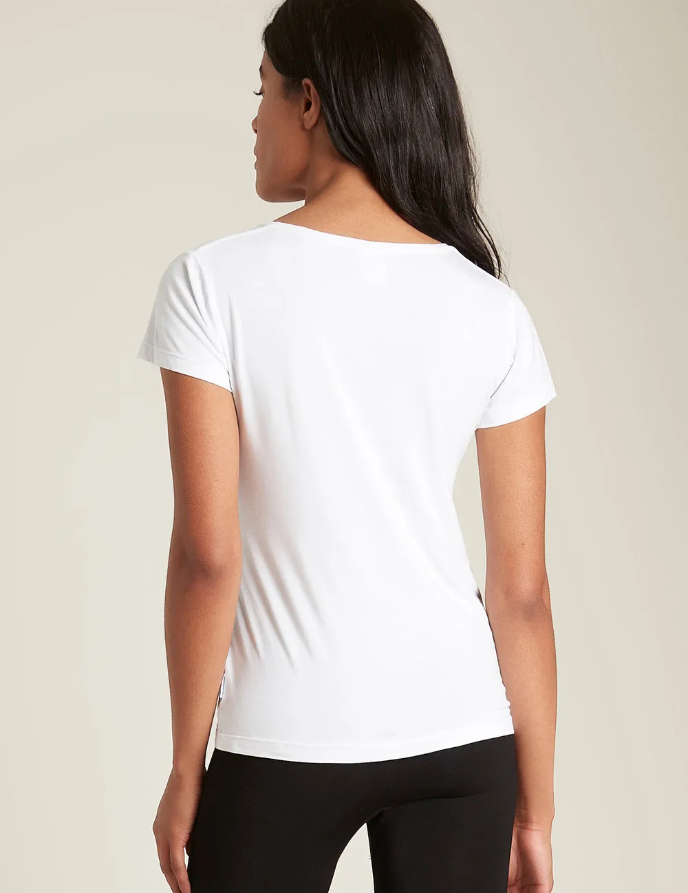 Women's V-Neck T-Shirt - White