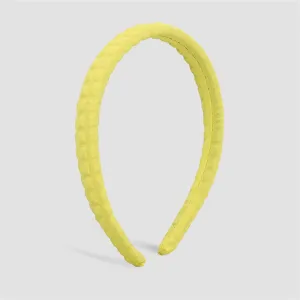 Yellow Stud-Pattern Hard Headband