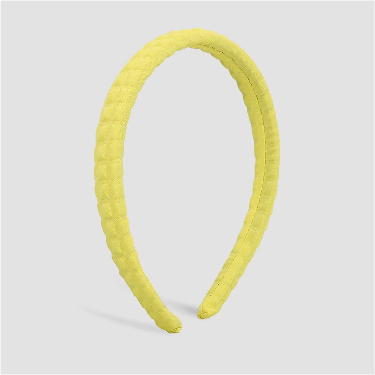 Yellow Stud-Pattern Hard Headband